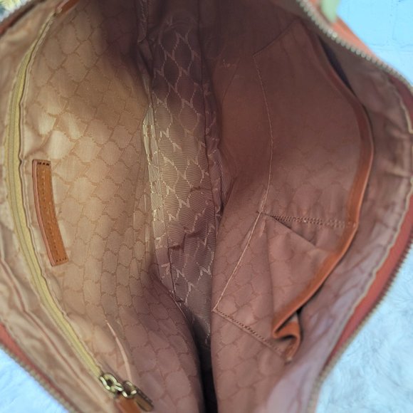 NICOLE ST. GILLES Paris Brown Leather Woven Braided Shoulder Bag - Picture 8 of 13